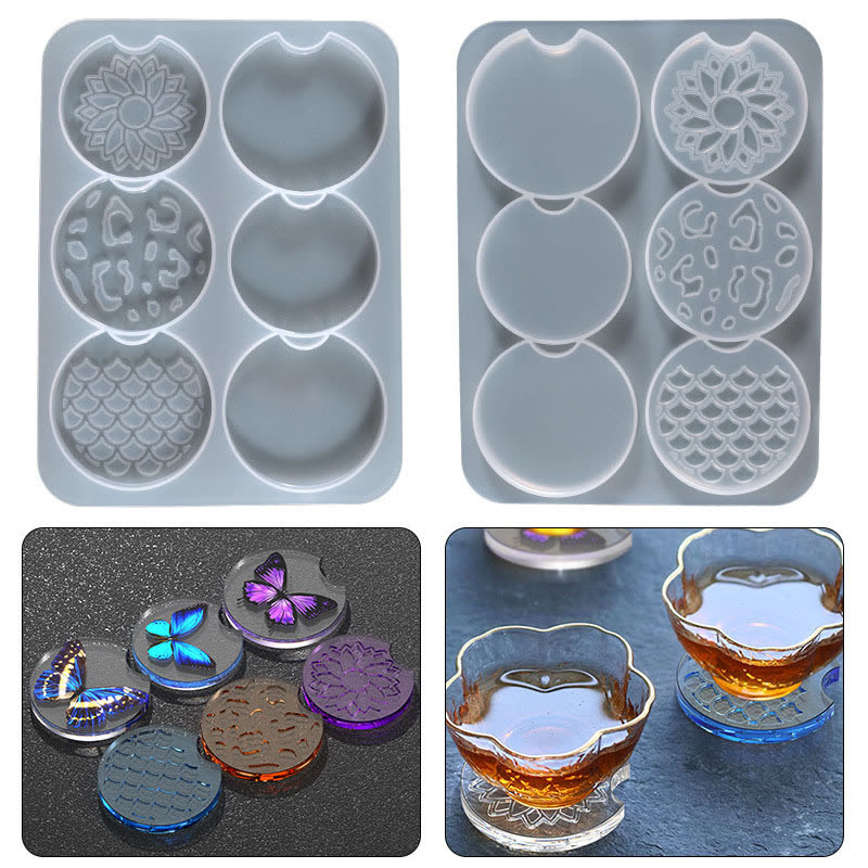 6 Grid Car Coaster Coaster Mold (WYD-687)