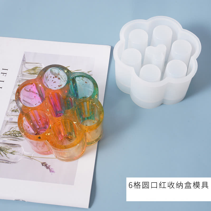 6 Grid Lipstick Storage Box Mold (WYD-726)