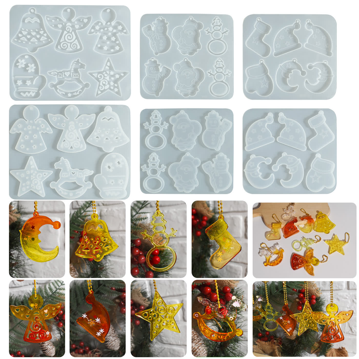 Angel Bell Pendant Mold (WYD-379)