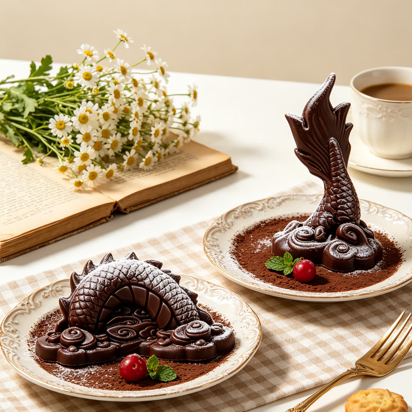 Auspicious Cloud Dragon Mousse Cake Mold (WYD-467)
