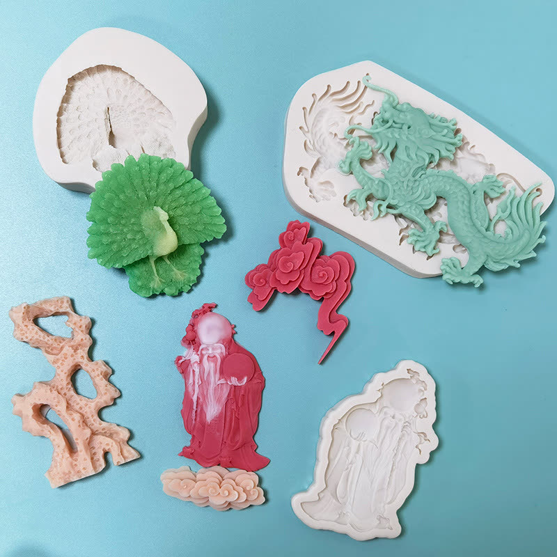 Auspicious Cloud Fondant Mold (WYD-552)