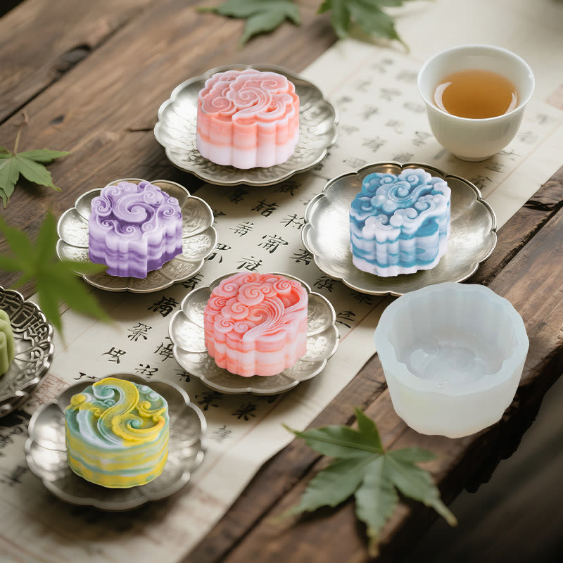 Auspicious Cloud Mooncake Mold (WYD-577)