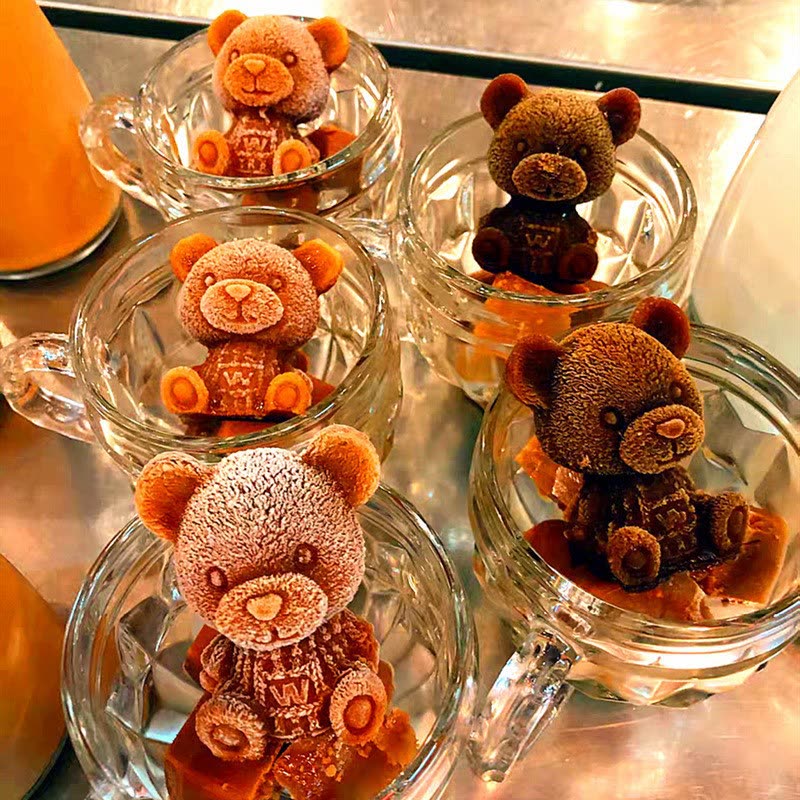 Bear Milk Tea Ice Cube Tray (WYD-640)