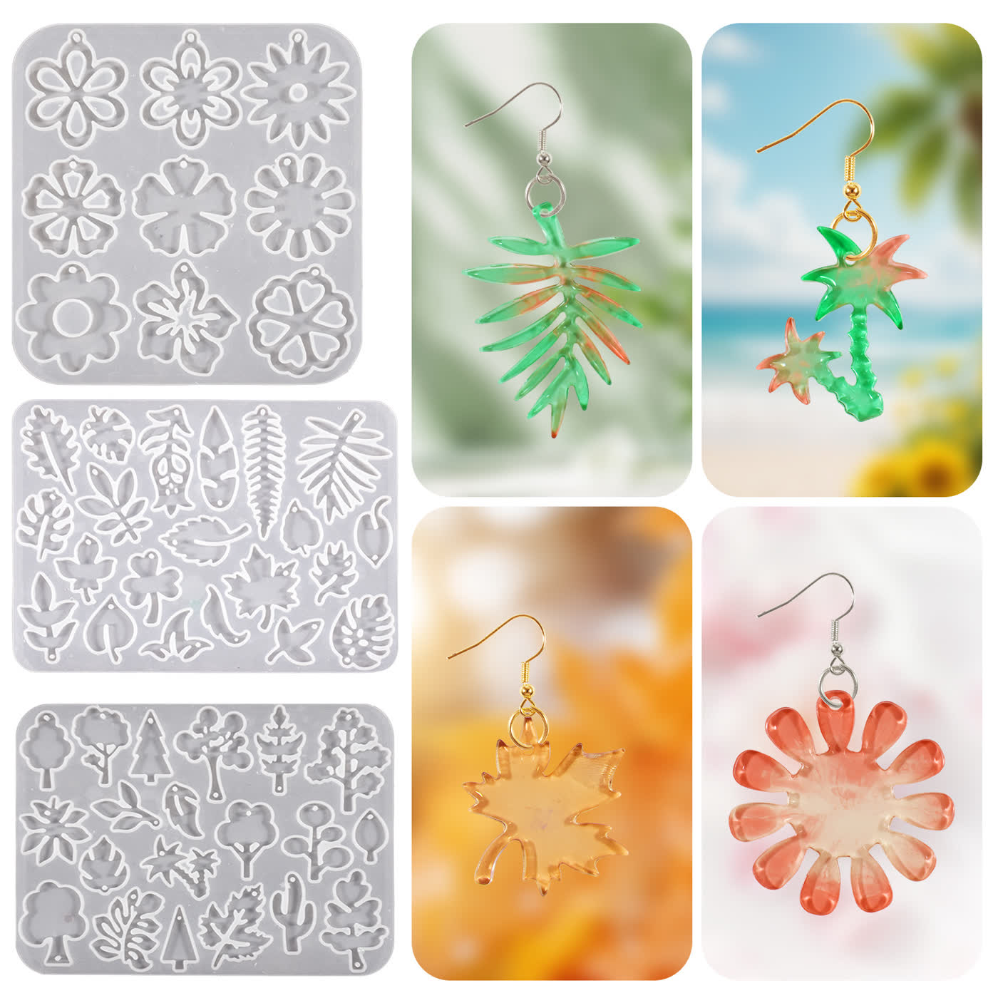 Bouquet Flower Pendant Mold (WYD-403)