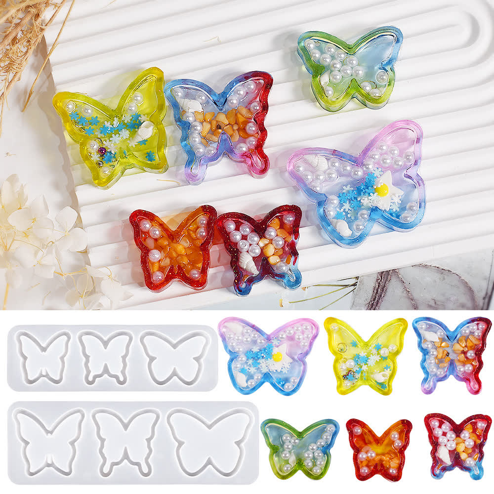 Butterfly Quicksand Pendant Mold (WYD-413)