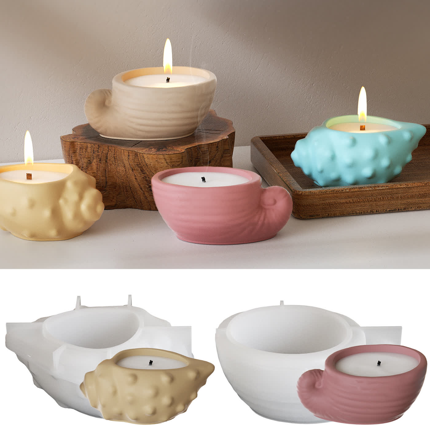 Candle Cup Polka Dot Candle Mold (WYD-100)