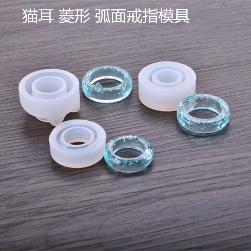 Cat Ear Diamond Shape Ring Mold (WYD-771)