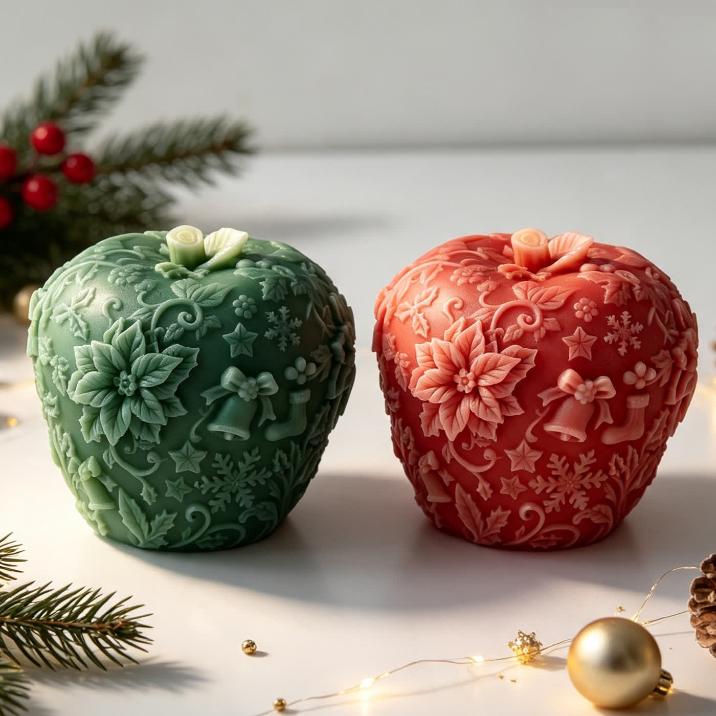 Christmas Apple Candle Mold (WYD-050)