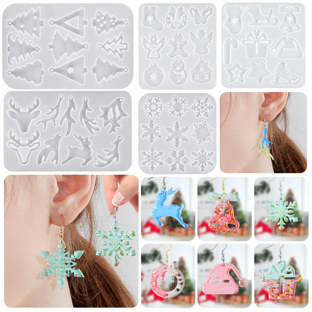 Christmas Earring Pendant Mold (WYD-438)