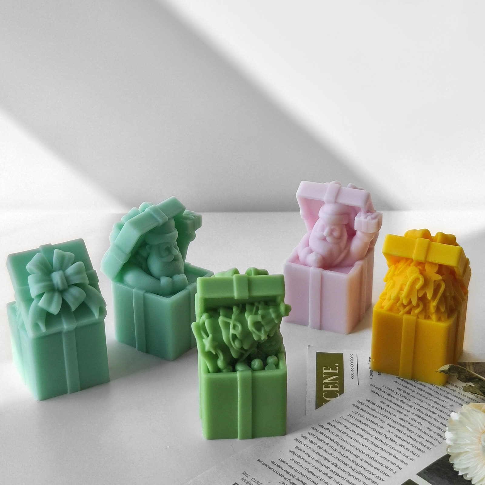 Christmas Gift Box Candle Mold (WYD-090)
