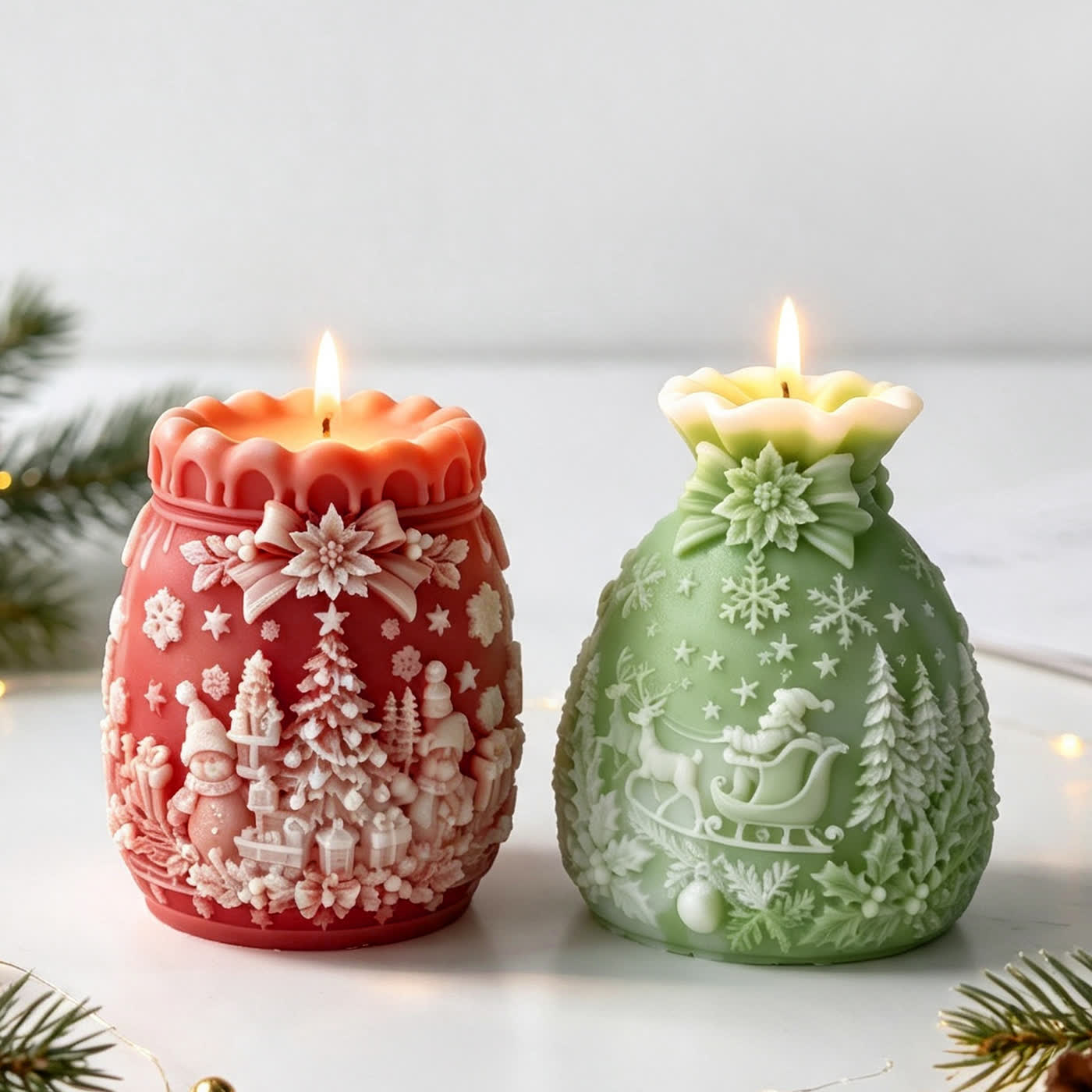 Christmas Lucky Bag Candle Mold (WYD-083)