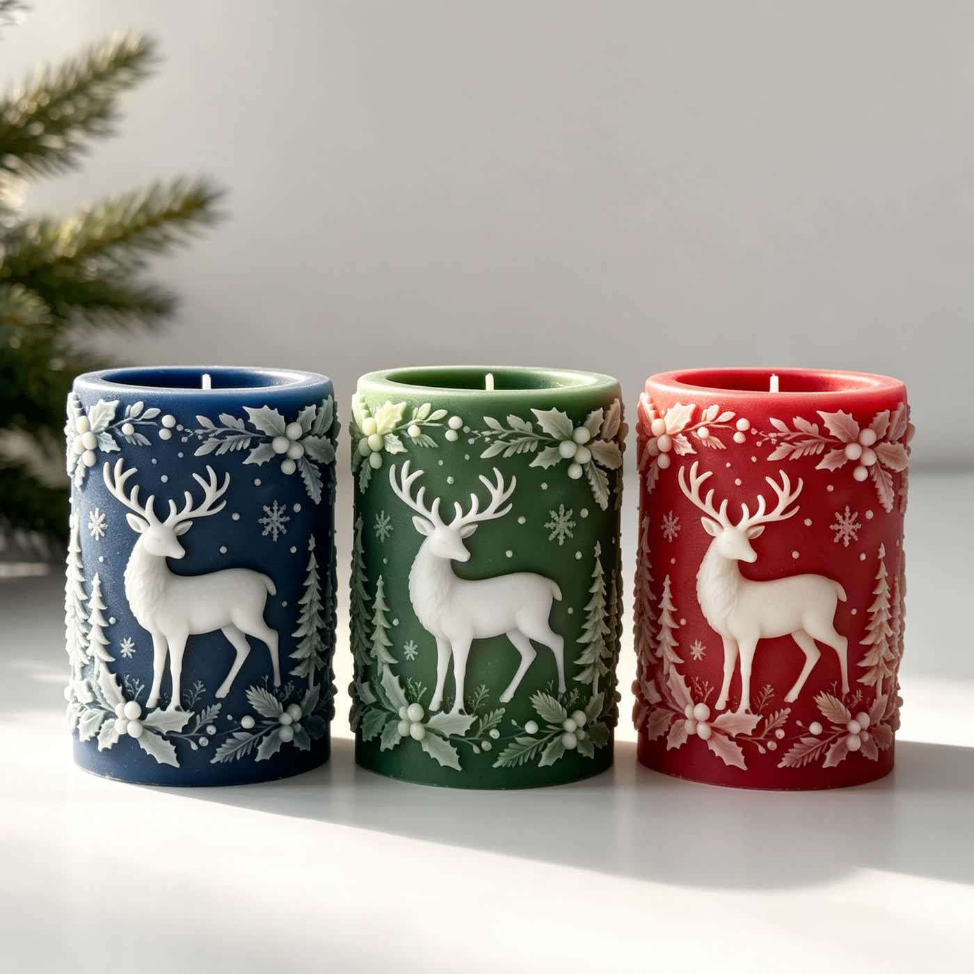 Christmas Reindeer Candle Mold (WYD-163)