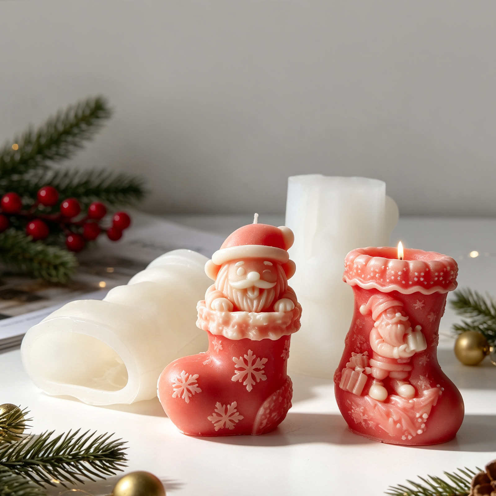 Christmas Santa Candle Mold (WYD-161)