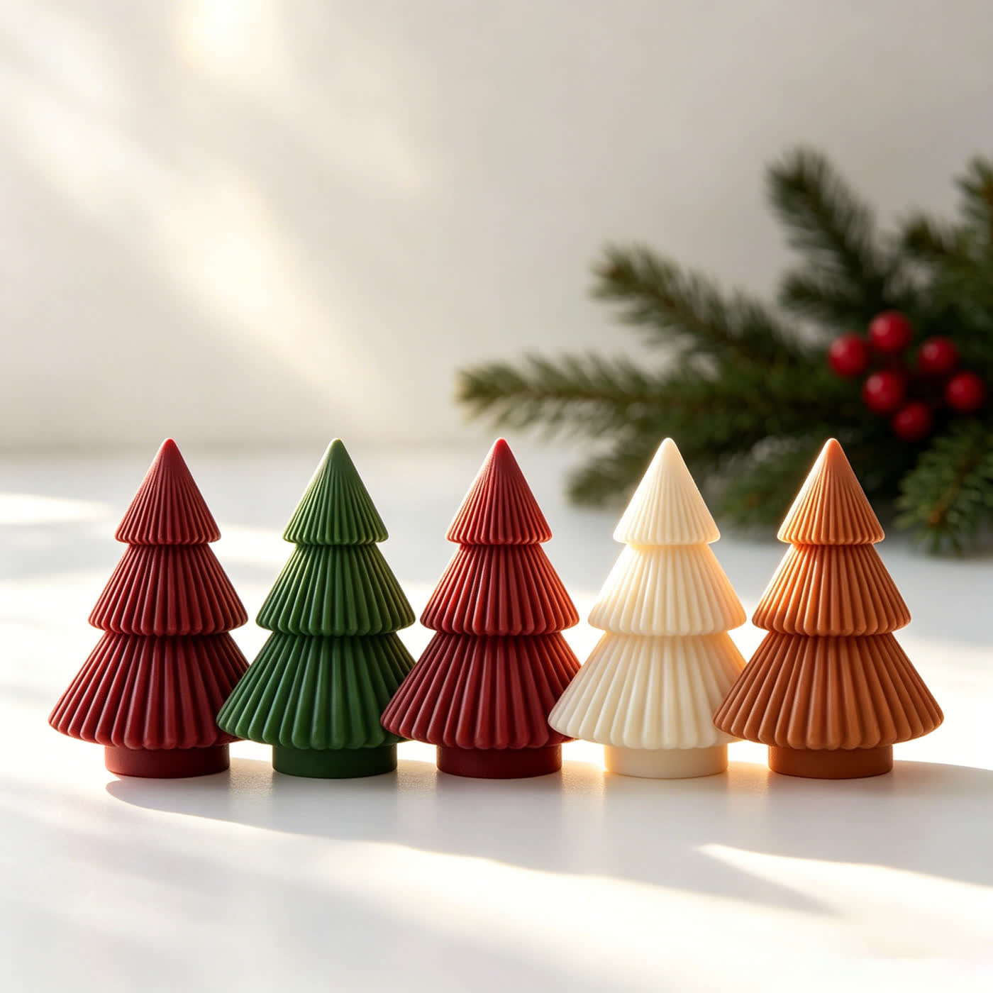 Christmas Tree Pinecone Candle Mold (WYD-169)