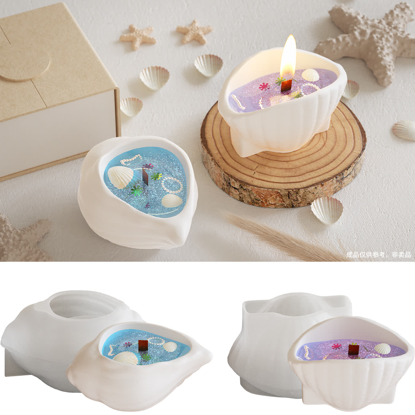 Conch Shell Candle Mold (WYD-115)
