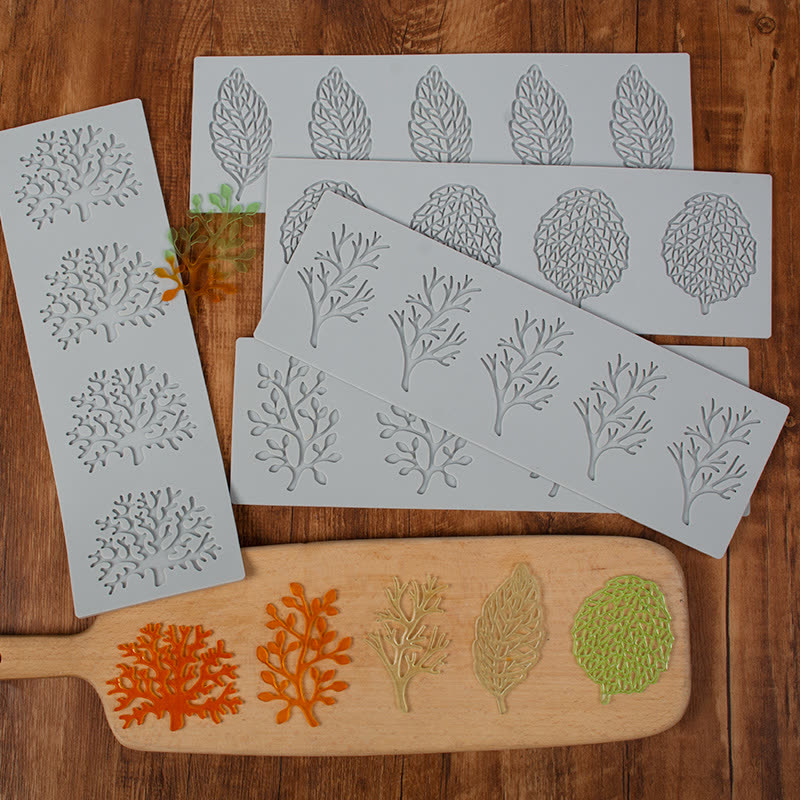 Coral Leaf Fondant Mold (WYD-542)