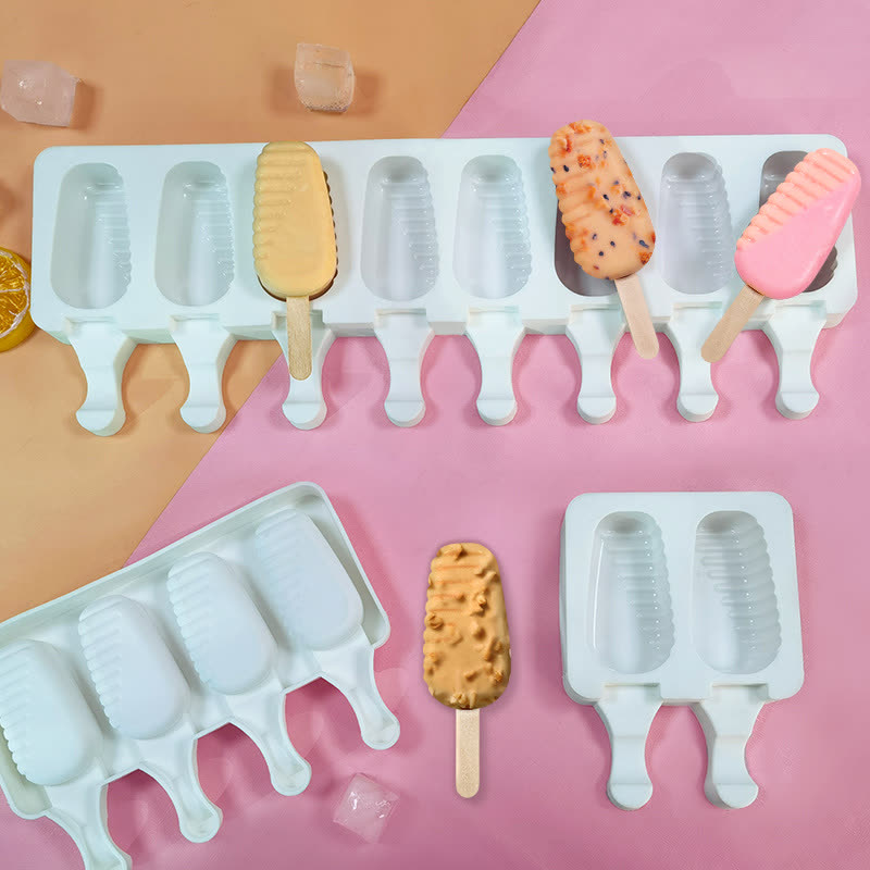 Diagonal Stripe Ice Cream Mold (WYD-597)