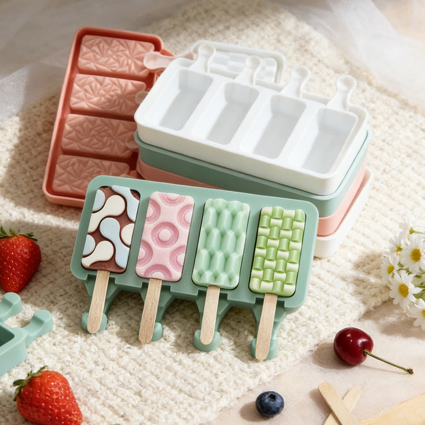 Diamond Heart Ice Cream Mold (WYD-601)