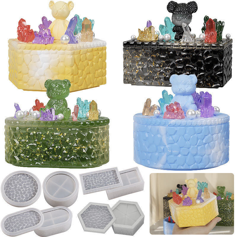 Diamond Rectangle Storage Box Mold (WYD-731)