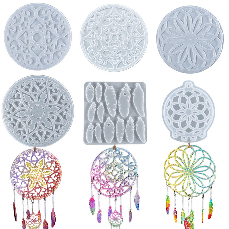 Dreamcatcher Wind Chime Resin Mold (WYD-329)