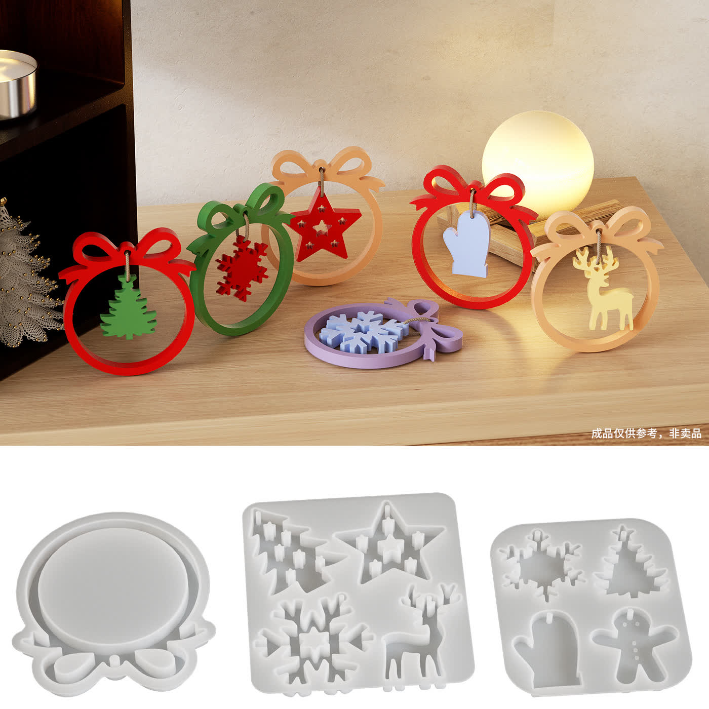 Drop Pendant Hanging Tag Resin Mold (WYD-282)