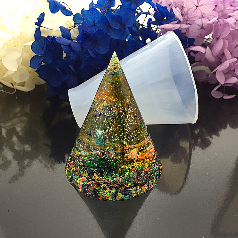 Energy Tower Pyramid Resin Mold (WYD-344)