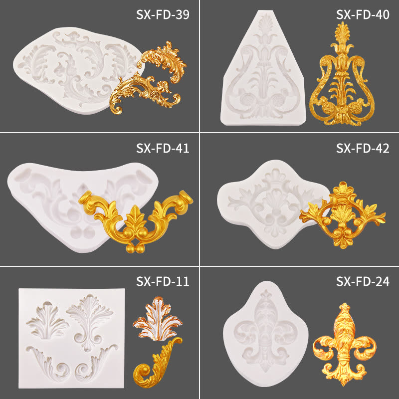 European Pattern Fondant Mold (WYD-562)