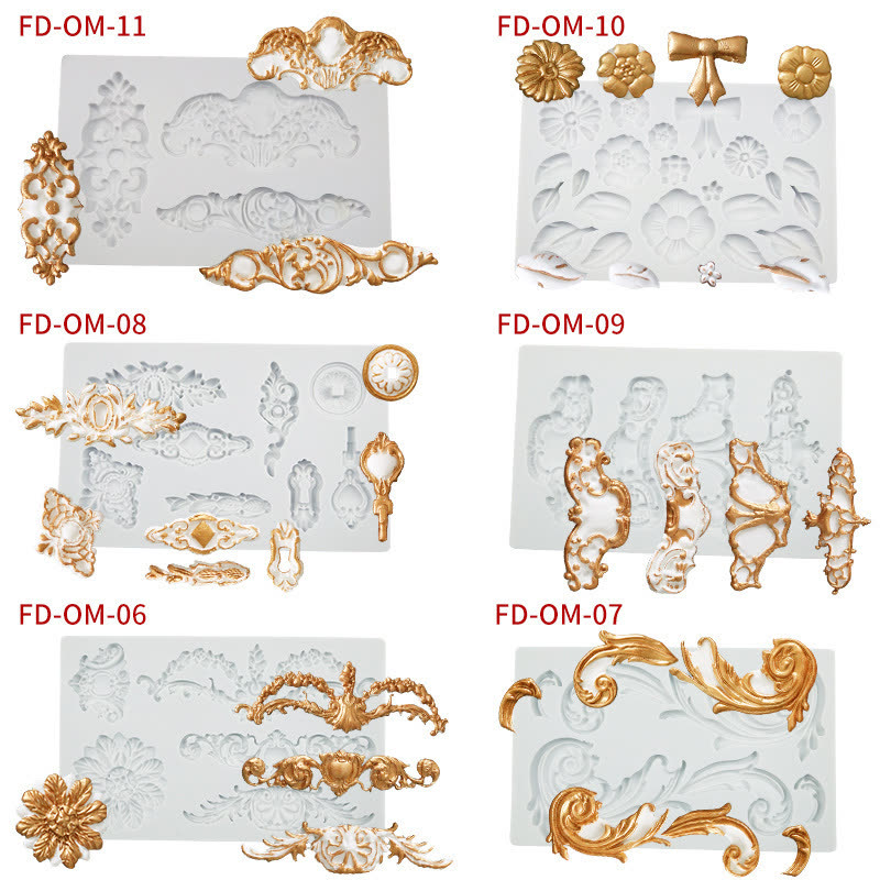 European Relief Fondant Mold (WYD-548)