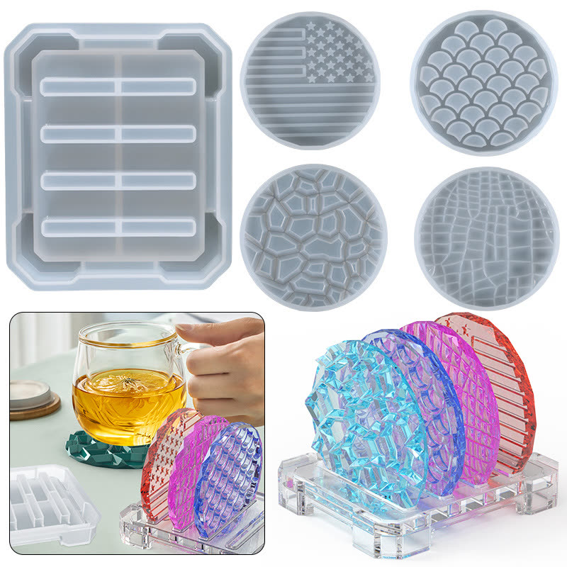 Faceted Coaster Mold (WYD-672)
