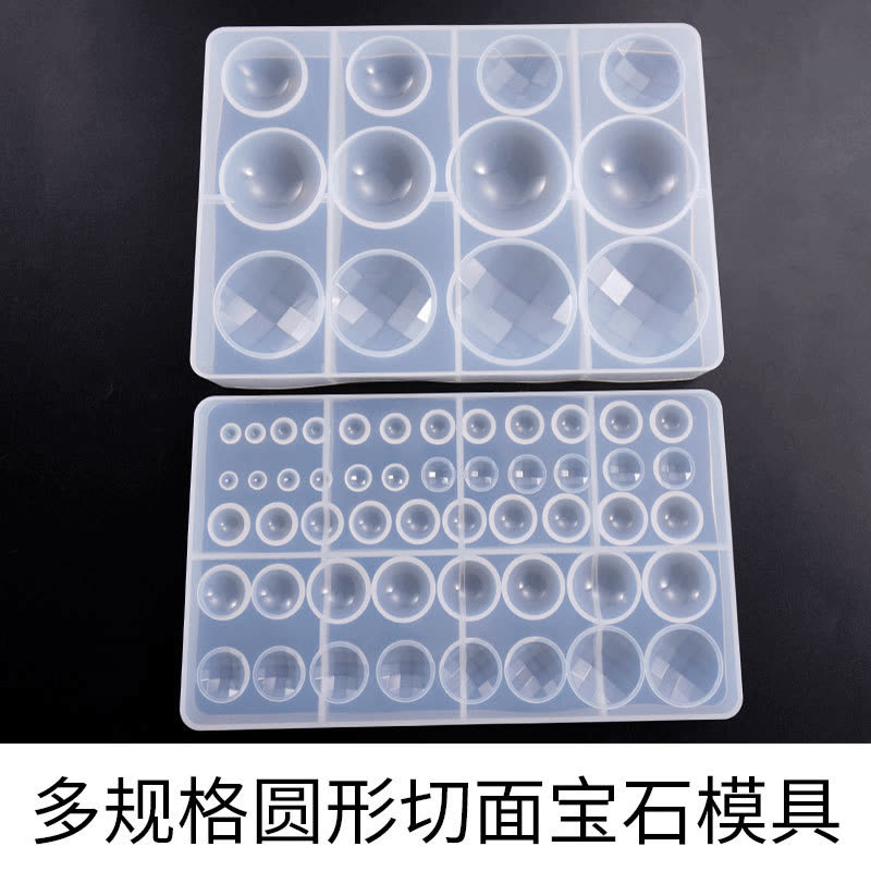 Faceted Round Resin Mold (WYD-322)