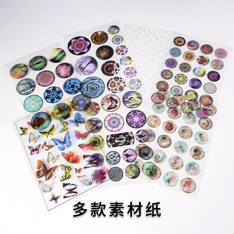 Filler Paper Heart Resin Mold (WYD-336)