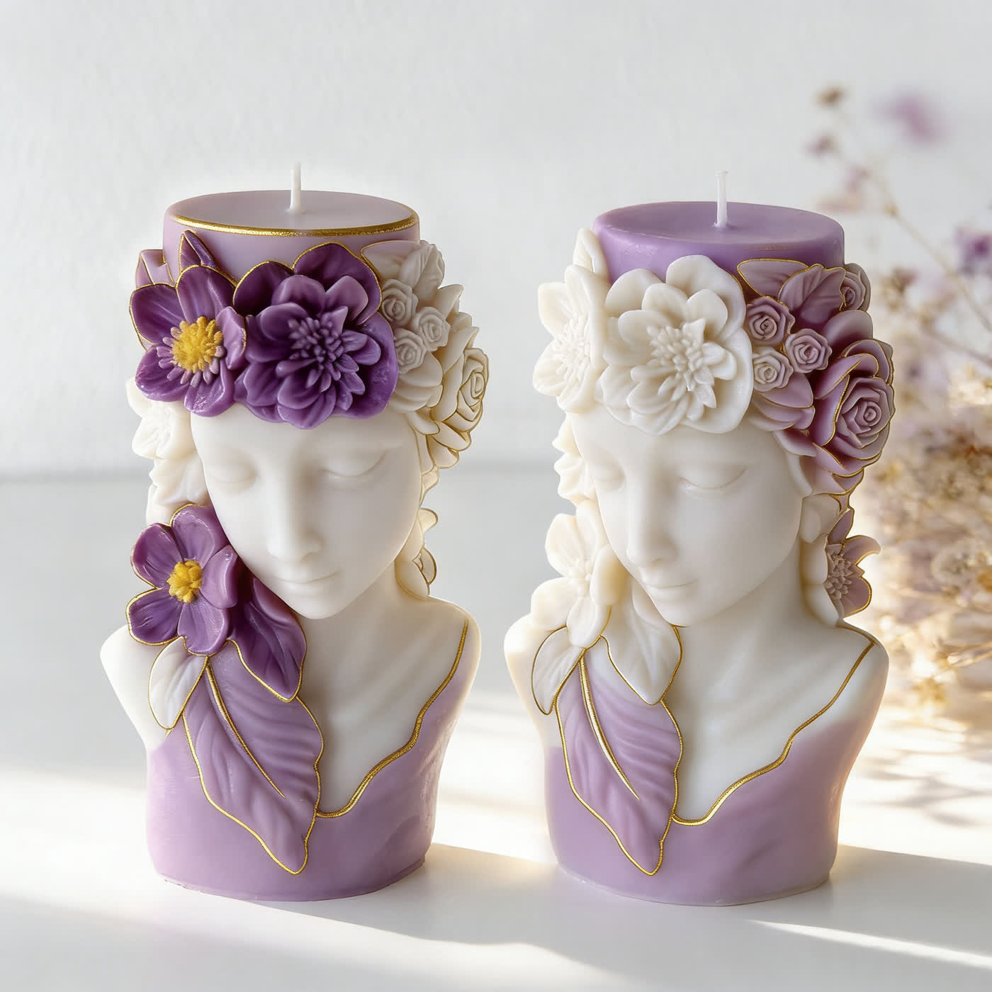 Floral Figure Candle Mold (WYD-166)