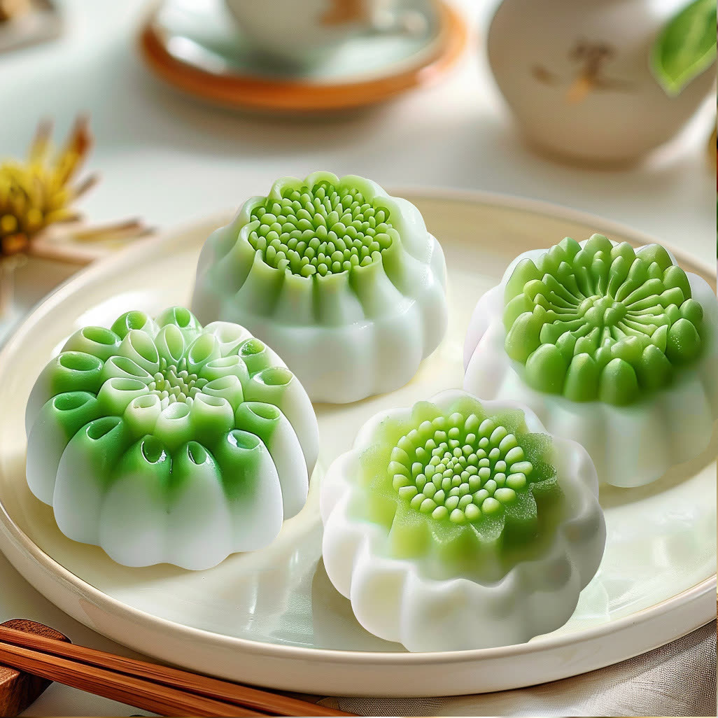 Flower Bud Mooncake Mold (WYD-570)