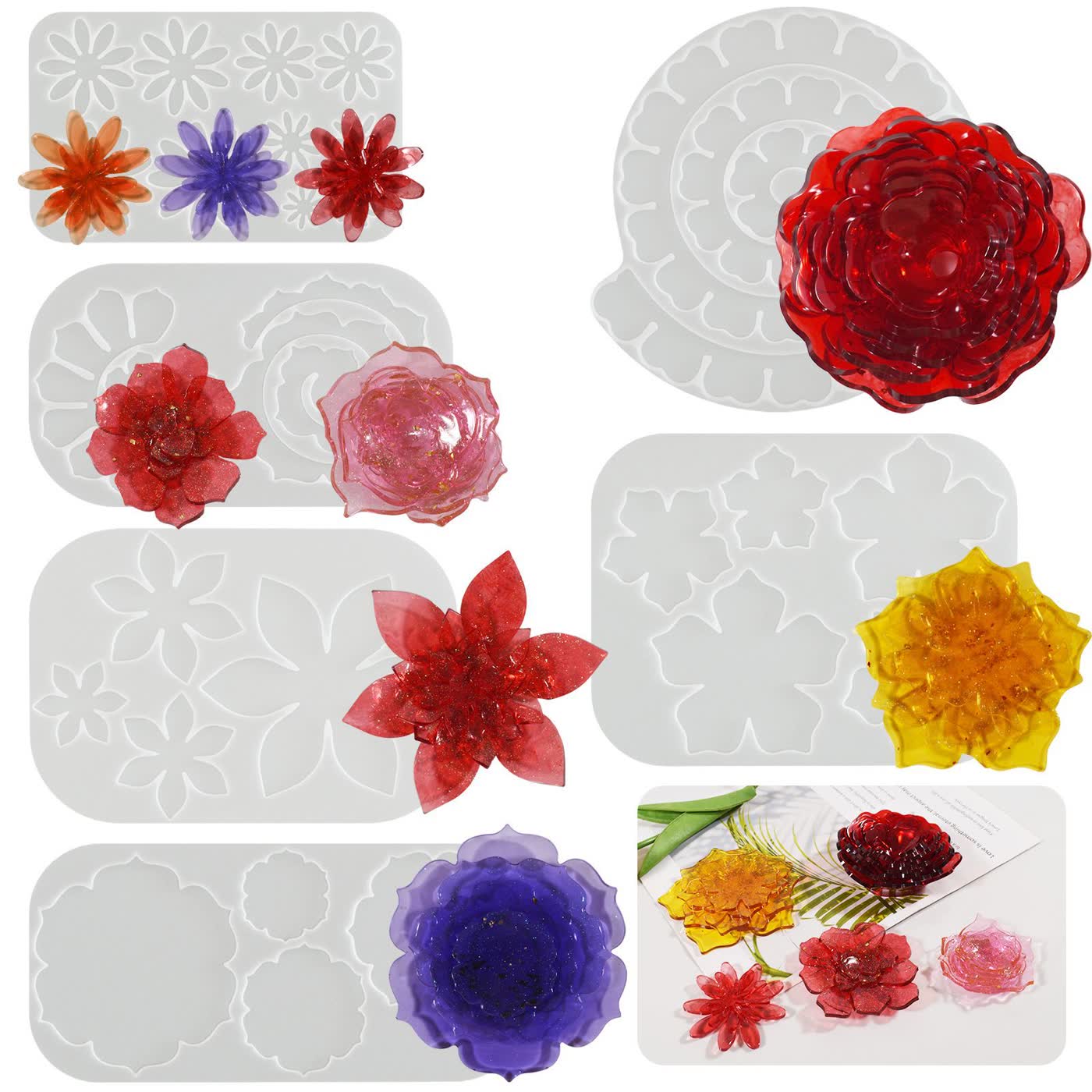 Flower Rose Resin Mold (WYD-333)