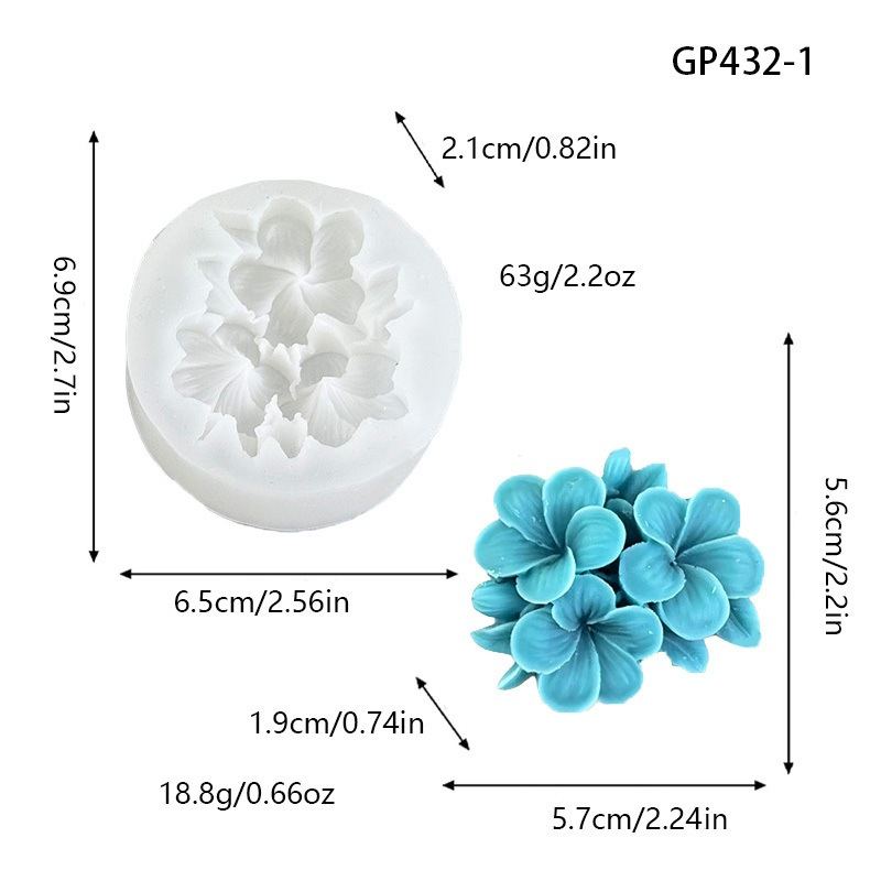 Flower Silicone Mold 74 (WYD-907)