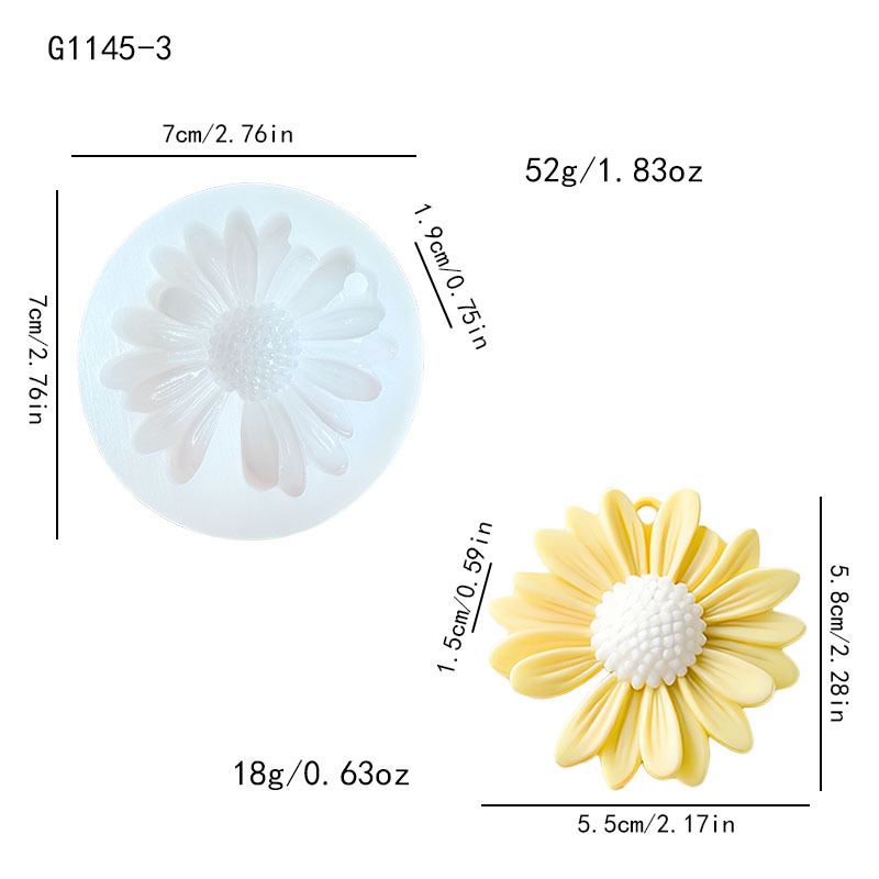 Flower Silicone Mold 83 (WYD-916)