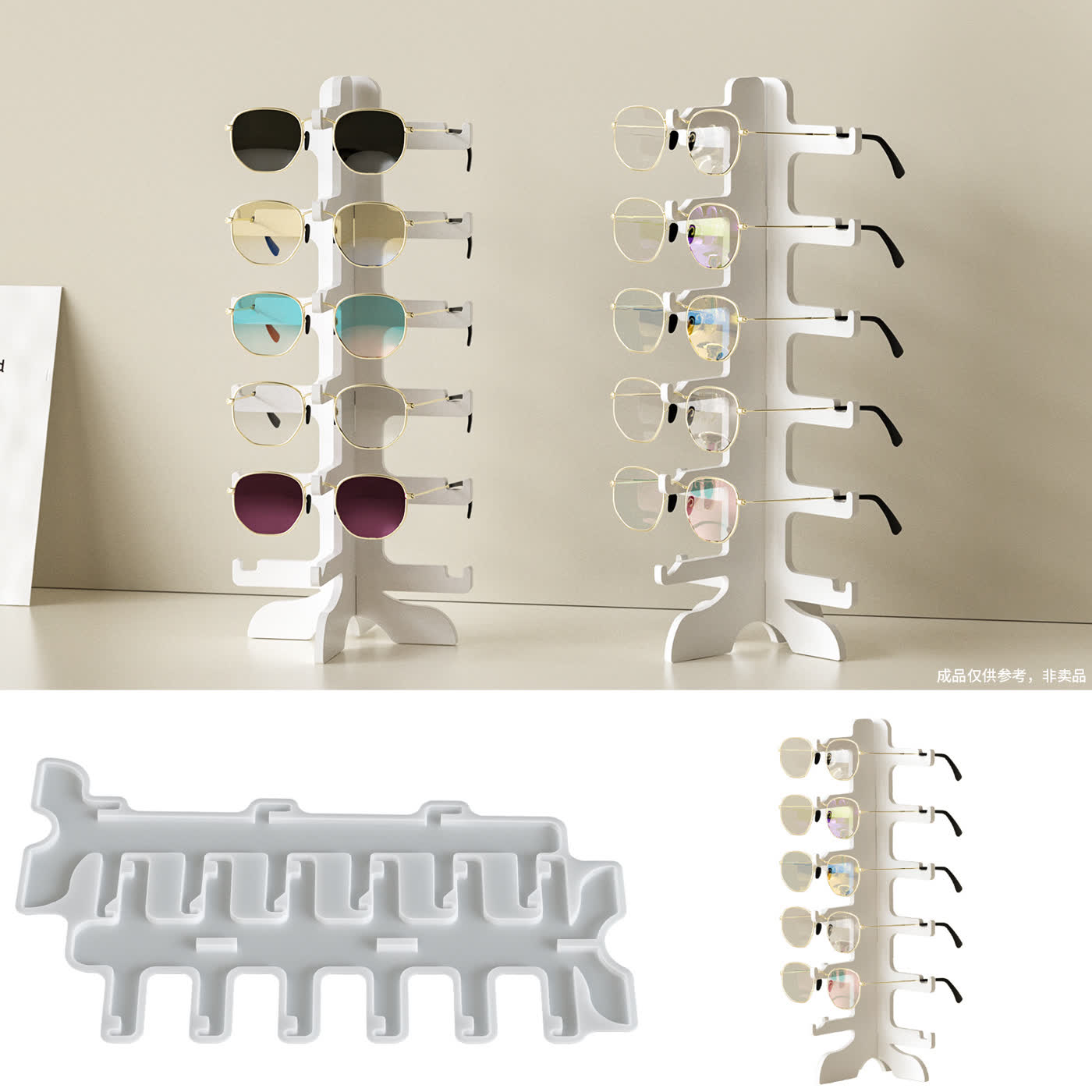 Glasses Stand Sunglasses Gypsum Mold (WYD-257)