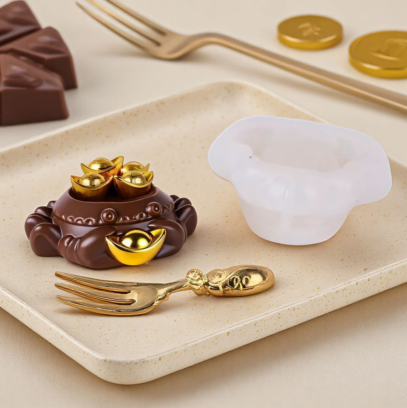 Gold Crab Mousse Cake Mold (WYD-498)