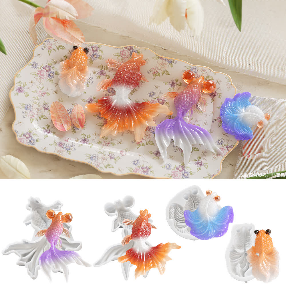 Goldfish Koi Pendant Mold (WYD-420)