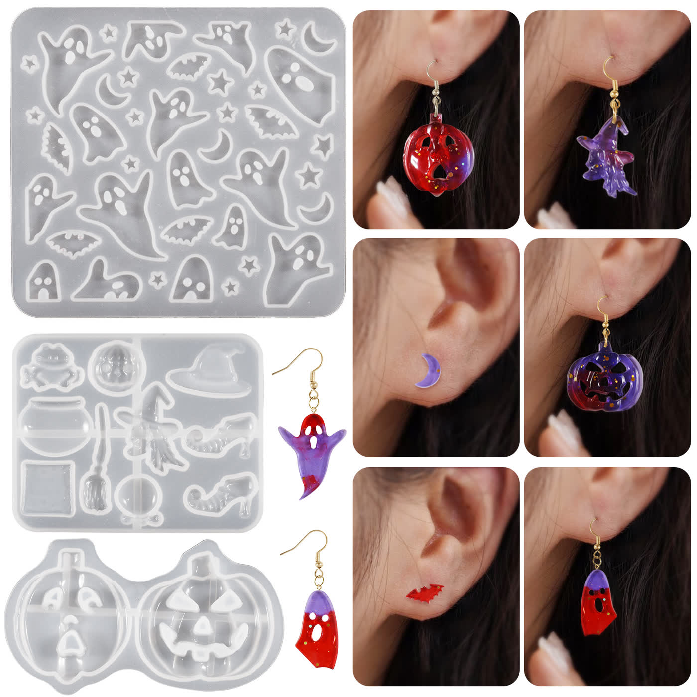 Halloween Ghost Pendant Mold (WYD-392)