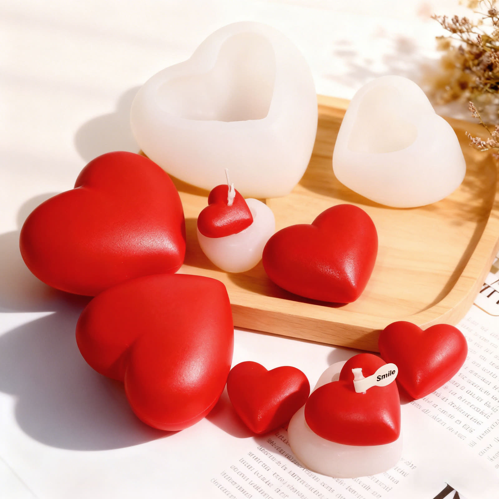 Heart Candle Mold (WYD-005)