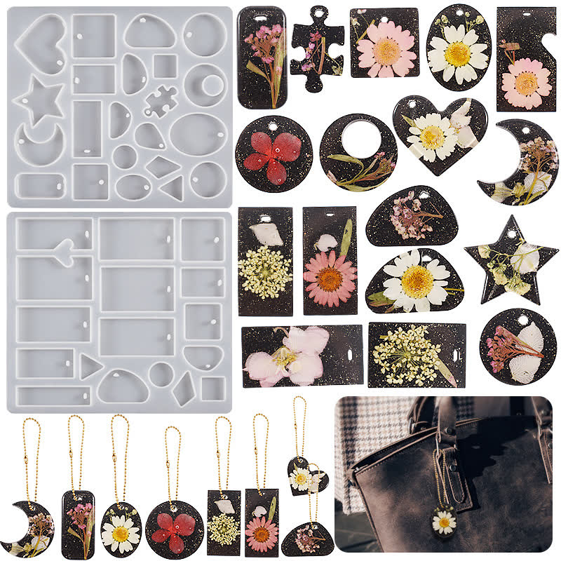 Heart Puzzle Pendant Mold (WYD-432)