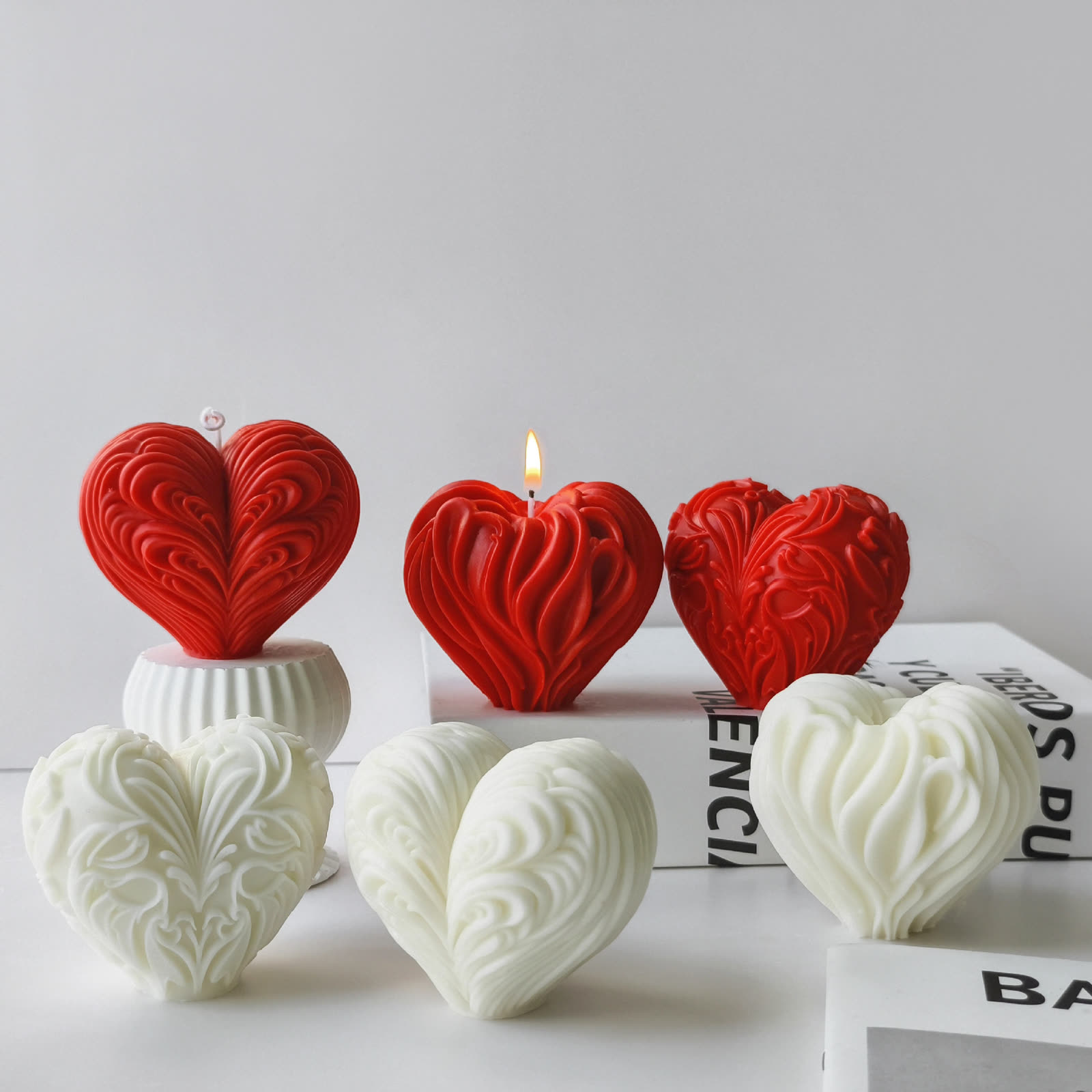 Heart Valentines Candle Mold (WYD-124)