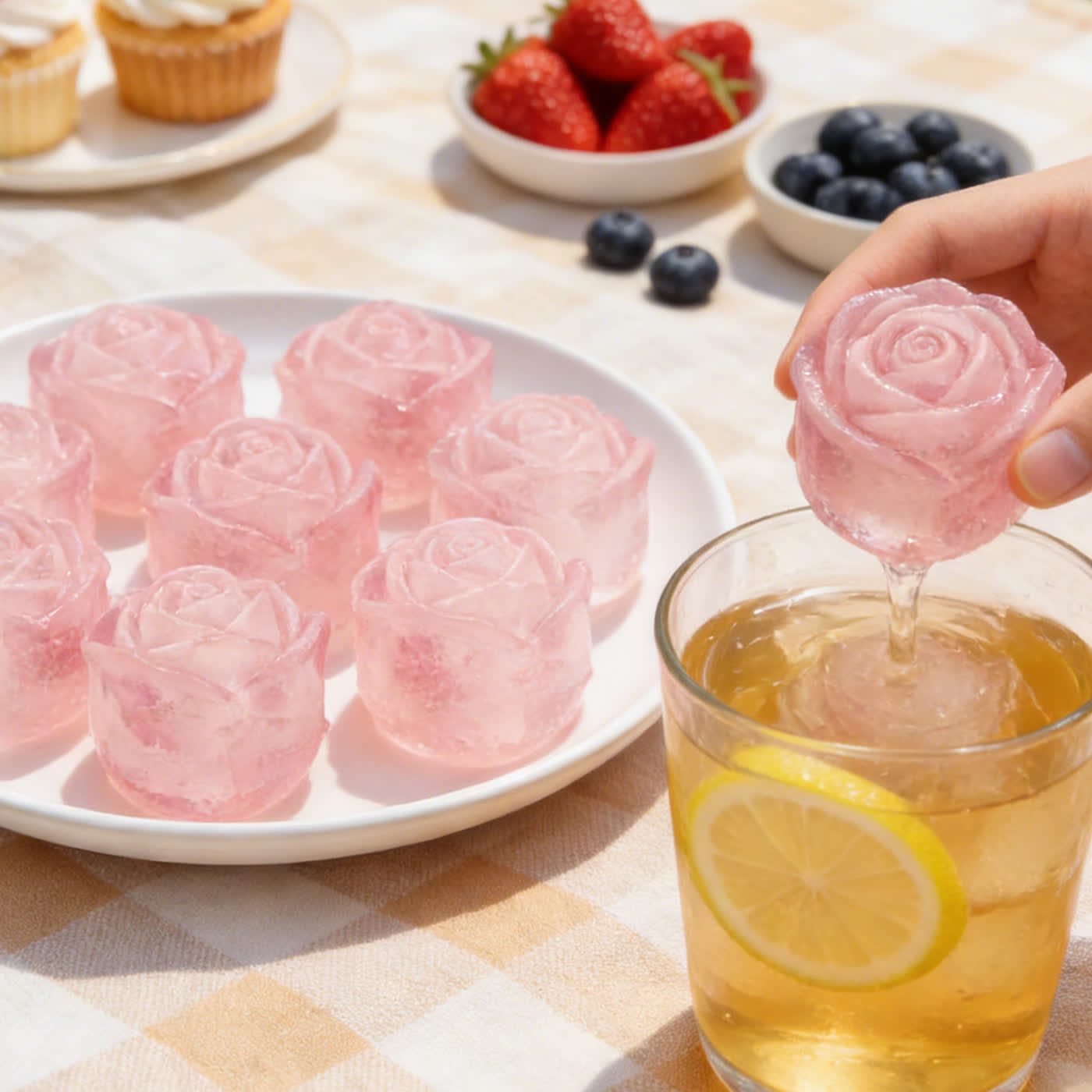 Ice Rose Cube Tray (WYD-634)