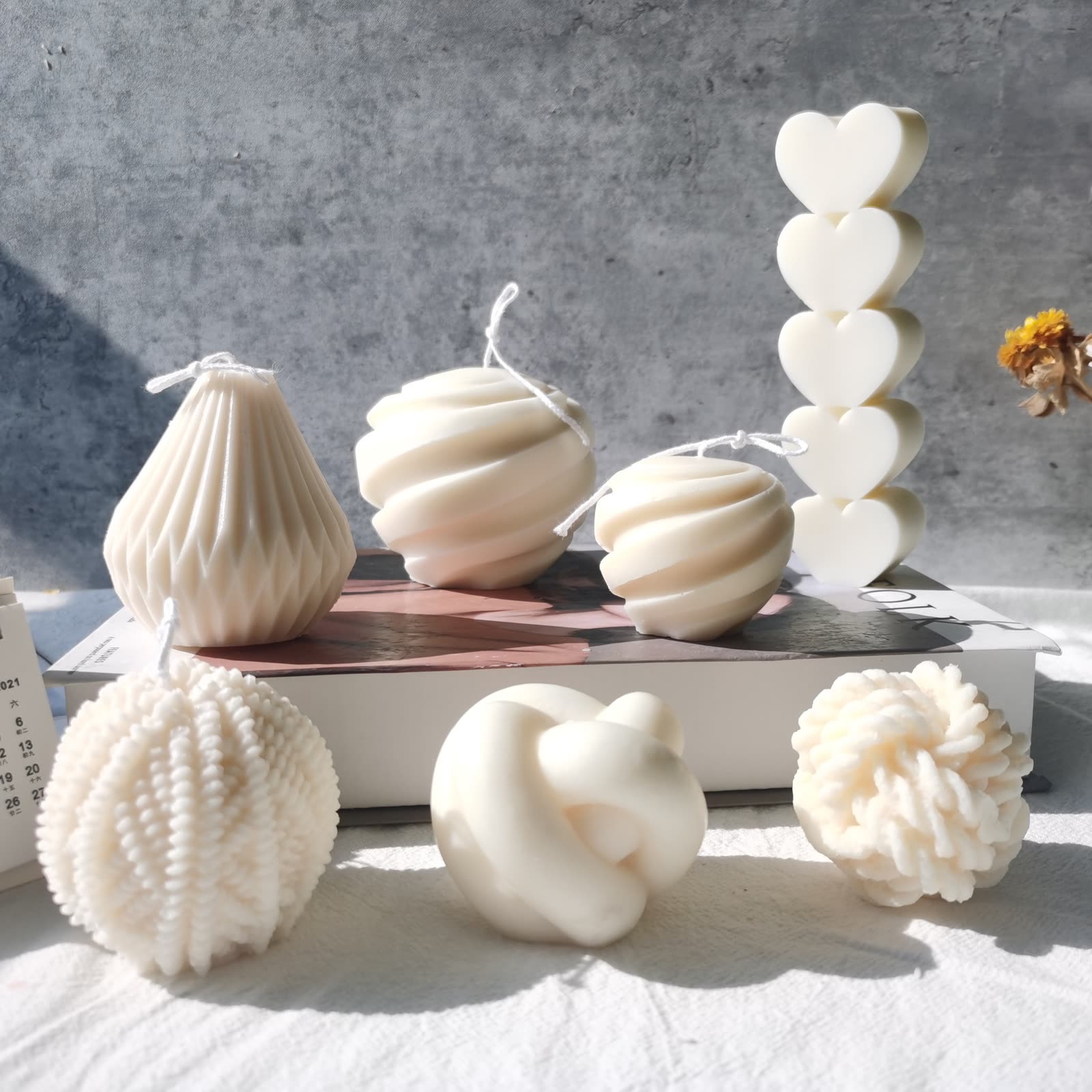 Knot Spiral Candle Mold (WYD-144)