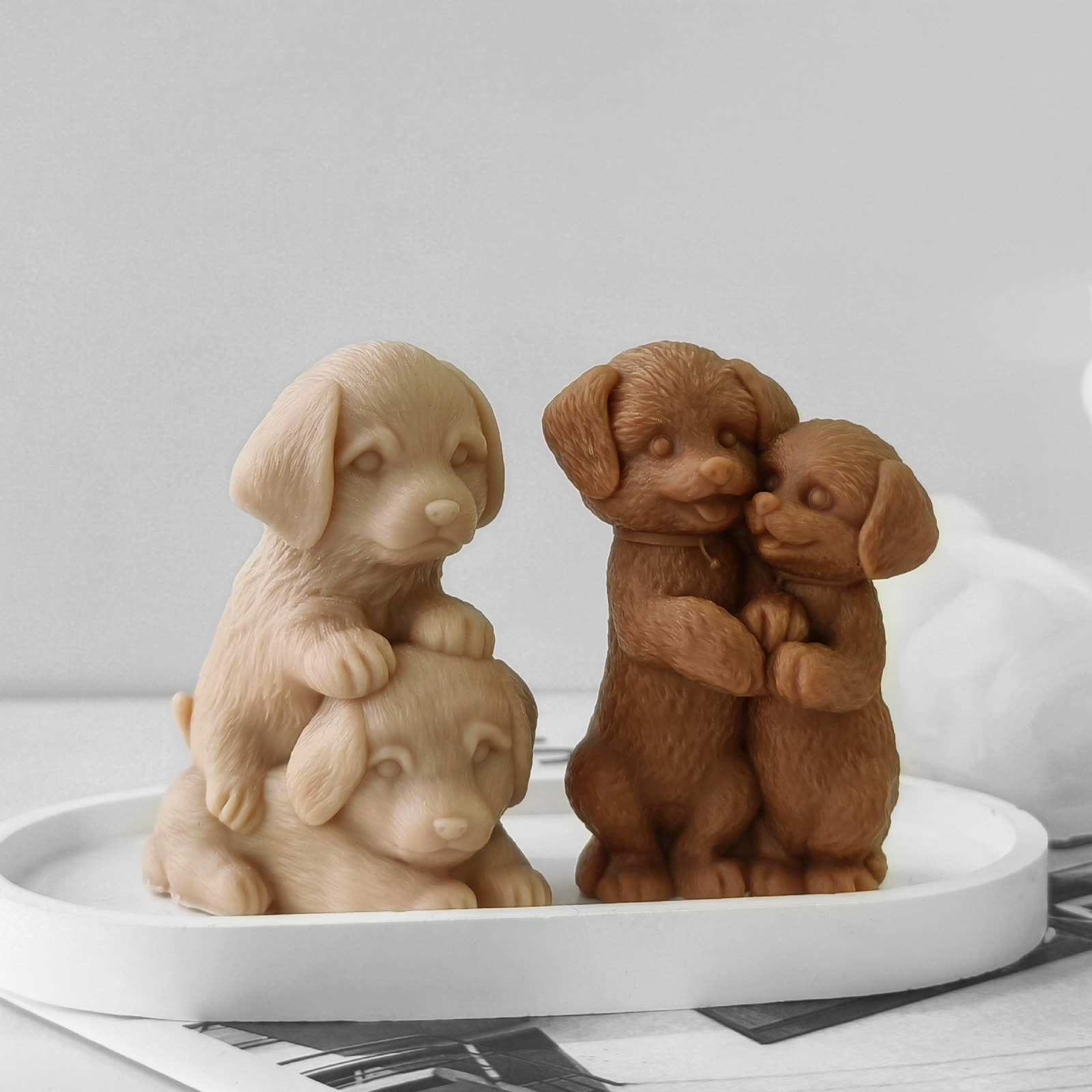 Labrador Stacking Candle Mold (WYD-152)