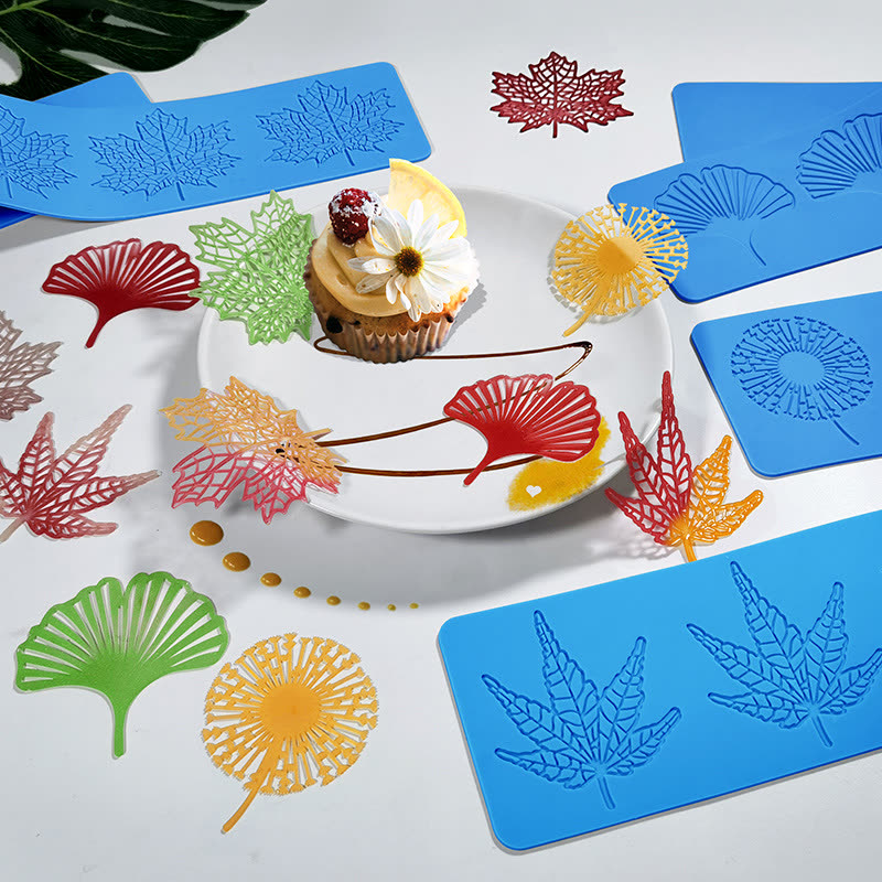Leaf Vein Lace Cake Mold (WYD-513)