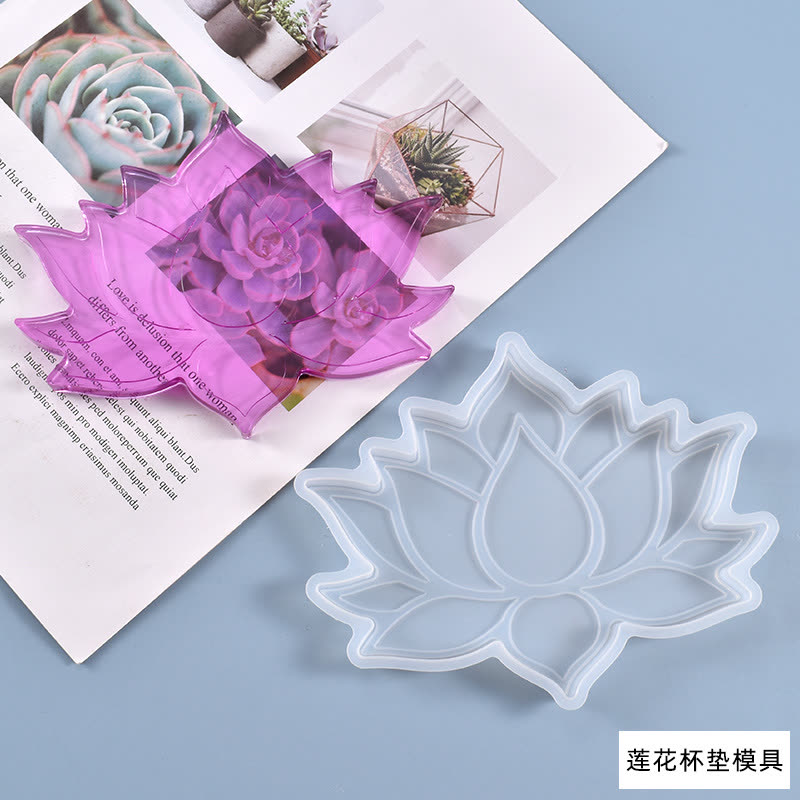 Lotus Coaster Mold (WYD-678)