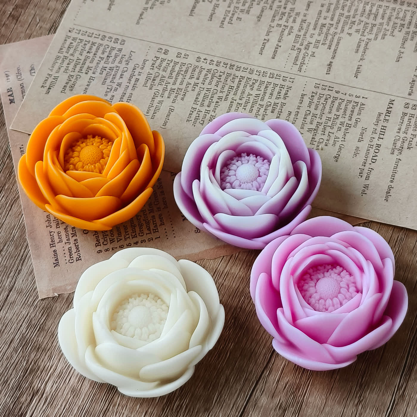 Lotus Flower Candle Mold (WYD-043)