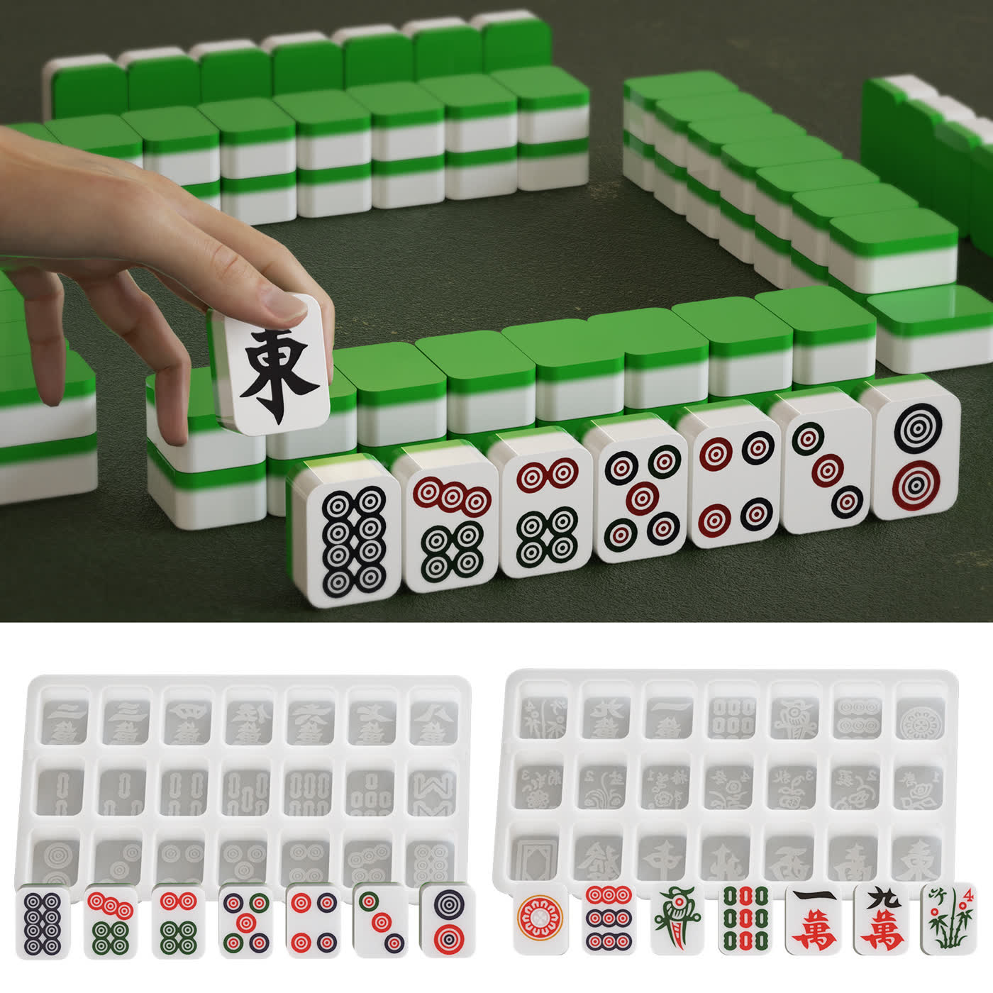 Mahjong Resin Mold (WYD-284)